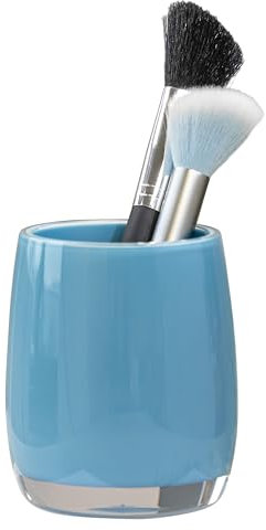 bremermann Bad-Serie Savona Zahnputzbecher, Mundspülbecher aus Kunststoff, (Blau)