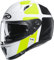 HJC Helmets Herren Nc Motorrad Helm, Weiss/Schwarz/Gelb, S