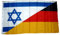 Fahne/Flagge Deutschland/Israel 90 x 150 cm