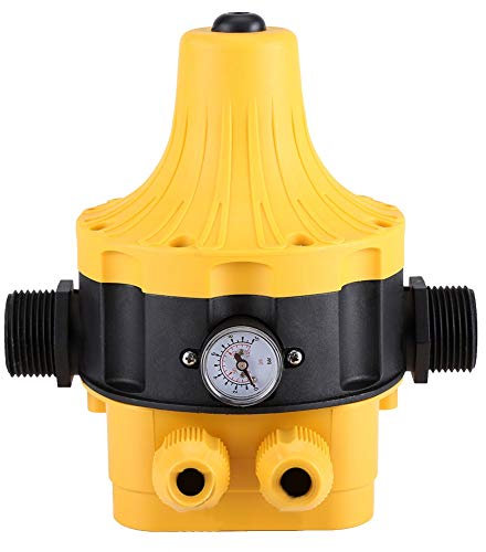 Wosune Surpresseur de Pression d'eau, contrôleur électrique de Pompe à Eau Interrupteur de Commande entièrement Automatique arrête automatiquement la Pompe à Eau de Pompe avec pressostat, pour