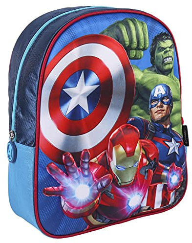 CERDÁ LIFE'S LITTLE MOMENTS Unisex niños The Bosillo Unico Mochila infantil 3D de Avengers-Licencia Oficial Marvel, Rojo