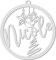 Christmas Bauble Personalised with Name. Wood Gift Tag. Hanging Christmas Tree Decoration. Wooden White Bauble. Personalised Xmas Decoration Xmas Tree (1)
