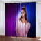 Fgolphd Ariana verdunkelungsvorhang wasserdichter Stoff gardinen für kinderzimmer,Ösen Oben für gardinen?3D-Digitaldruck 100% Polyester (3,280×180(BxH) cm)