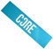 Scooters Core Stunt-Scooter Tret-Roller Hand Griffe Soft lang mit Barends/Grip + Fantic26 Sticker (Griptape Classic Hellblau), 170mm