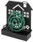 Baroni Home Porta Zampirone in Metallo Portazampirone da Interno o da Esterno da Interrare in Vasi o nel Giardino Fantasia, Casa Nera 17X5X18 cm