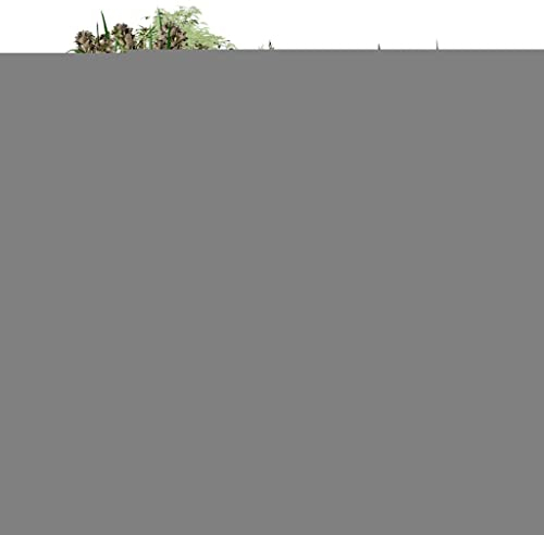 Makastle Jardinière surélevée Gabion 4 Angles - Panier en Pierre rectangulaire - Jardinière de Jardin en Acier galvanisé - Panier métallique pour terrasse, Jardin, Balcon, 180 x 90 x 100 cm, argenté