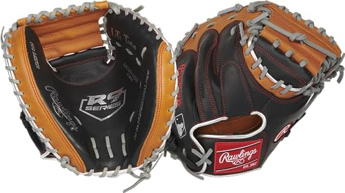 Rawlings R9 Contour Baseball-Fanghandschuh | 81,3 cm | 1-teiliges geschlossenes Netz | Rechtshänder-Überwurf