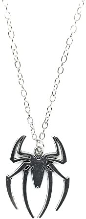 Gionatan Shop Spider Spide-rman Halskette Silber Farbe