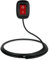 AUTOZOCO Interruptor de Coche DIY en Forma de Gota de Agua 12V, Botón On/Off, Cable 1 Metro, 12V-230V/10A SPST, Adhesivo, Rojo