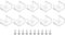 PATIKIL Clips De Fixation Pour Bande Lumineuse Led Lot De 30 Supports De Fixation En Plastique Avec Vis Pour Câble Ruban brillant Néon Rgb De 10 Mm Transparent
