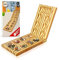 Naturholz Turinto Hus Steinchenspiel Bao Kalaha Mancala Edelsteinspiel inklusive Edelsteinen Brettspiel Gesellschaftsspiele als Geschenk für Kinder (kalaha klein)