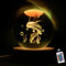 8CM 3D LED-Axolotl Kristallkugel Lampe mit Holzsockel – 16 Farben dimmbare Axolotl Lampe mit Fernbedienung, Axolotl Geschenk und Nachtlicht Deko für Jungen und Mädchen