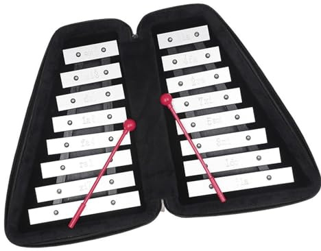 16 Hinweis Glockenspiel Tastatur Schlaginstrument Xylophon Aluminium Platte