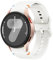 Sport Band Kompatibel mit Samsung Galaxy Watch 7 Armband 40mm 44mm, No Gap Weiche Silikon Armband für Samsung Galaxy Watch FE 6 5 4 40mm 44mm/6 4 Classic/5 Pro 45mm für Damen Herren(Weiß)