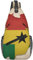 LXqlSS Foldie Umhängetasche mit Flagge von Santo Tomé und Príncipe Map04 für Männer und Frauen, langlebig und funktional, Schwarz, Einheitsgröße, Schwarz, Einheitsgröße