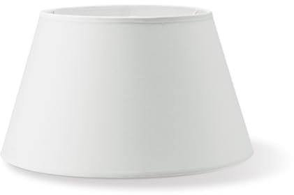 Home Sweet Home Abat-jour pour lampe de table Blanc | 25/18/14 cm | Douille E27 | Tissu