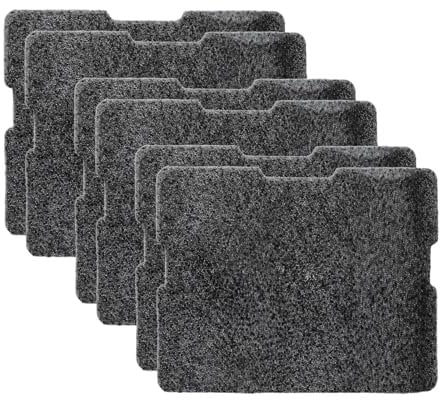 PUREBURG Replacement Filters Compatible with PureMate PM420 Dehumidifier (20 Litre),6-Pack Activated Carbon Filter Air Clean Dust VOCs