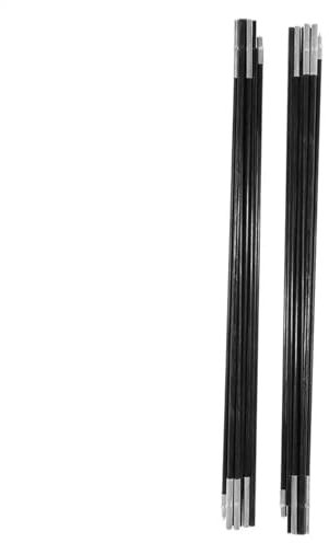 Telescopic Tarp Poles，Adjustable Tent Poles 2Pcs/Set Tent Rod 4Meter Camping Tent Pole 7mm Tent Supporting Rod Pole Outdoor Camping Canopy Awning Frames Accessory Tent Poles