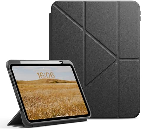 Native Union Funda Activa para iPad Pro 13 M5 - Ligera y Duradera de 4-en-1 con Respaldo de TPU Mate - Soporte para Apple Pencil - Cubierta Magnética con Auto Wake/Sleep (Negro)