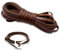 GIDWRIY Cordino Cuoio Piatto 5 mm X 5 m,Laccio Cuoio Per Bracciali,Cordoncino in Pelle,Corda in Pelle Marrone,Stringa Cuoio per Gioielli,Cinturino in Pelle,Cordoncino Piatto in Vera per Portachiavi