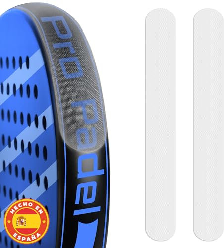 REGALUKOS®️ Protector Pala de Padel Transparente (Pack de 2) | Protector Pala Padel 3,5CM X 37CM de Alta Protección. (2)