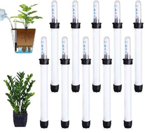 Aoreun 10 Stück Wasserstandsanzeiger Pflanzen, Hydrokultur Wasserstandsanzeiger, Gießanzeiger Pflanzen Groß Wasserstandsanzeiger für Blumenkästen Topfpflanzen Gartenarbeit (22.8 cm)
