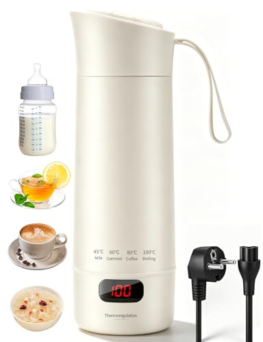 Bollitore da Viaggio Piccolo, Mini Bollitore Portatile da 450 ml
