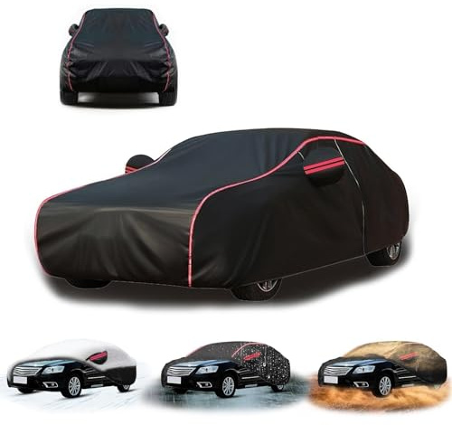 wasserdichte Autoabdeckung für VW Golf VI Cabrio 2011-2016, Auto Plane Winter,Auto Garage Plane,Atmungsaktiv, Regenfest Schneefest Sonnenfest vm35