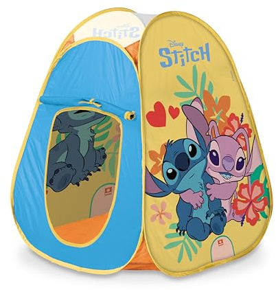 Mondo Toys - Stitch Pop Up Tent Spielzelt für Kinder, Mädchen, Easy to Open, Tragetasche inklusive, 28829