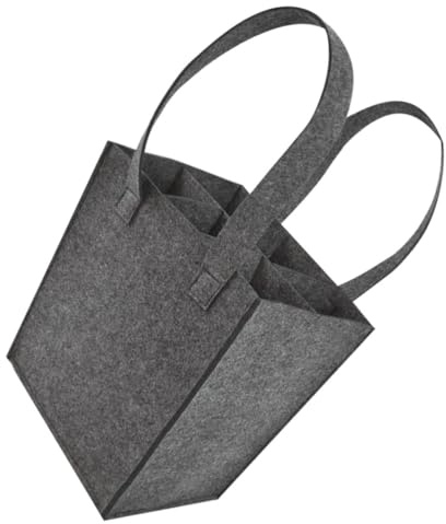 Parliky Red Wine Bag Bottle Carrier for Wine Bottles with Hard Case Protection Reusable Polyester Tote for Housewarming Christmas Party