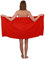 Betz Strandtuch Duschtuch Größe 70x140 cm Duschhandtuch Badetuch Strandtücher Handtuch Premium 100% Baumwolle Farbe rot
