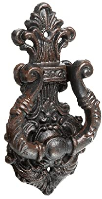 linoows Rosen Obelisk, Türklopfer, Türpocher, Gründerzeit Klopfer, Türglocke Gusseisen