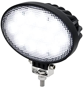 AdLuminis LED Arbeitsscheinwerfer Oval 35 Watt 2500 Lumen, 49°, Für 12V 24V, IP67 IP69K Schutzklasse, 6000K, Zusatzscheinwerfer