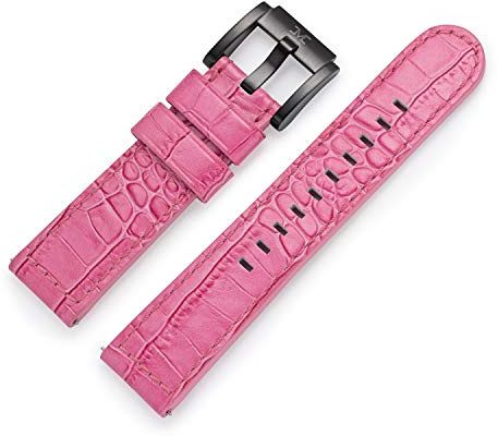 TW Steel Marc Coblen Armband Uhrenband Uhrenarmband Leder 22 MM Kroko Pink LB_P_K_B