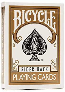 Bicycle Fahrrad 1 Deck Gold Rider Zurück Spielkarten (Gold) Standard Edition Deck