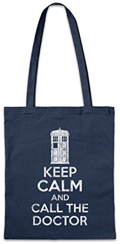 Urban Backwoods Keep Calm And Call The Doctor Hipster Bag Beutel Stofftasche Einkaufstasche
