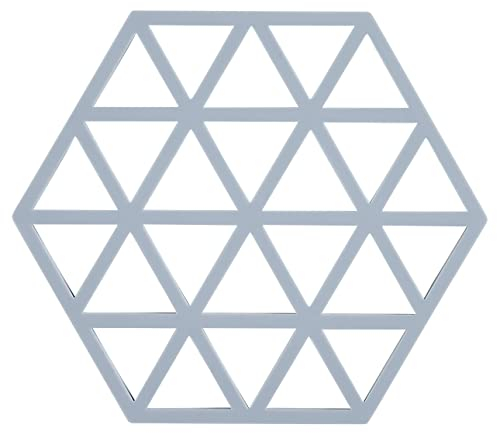 Zone Denmark Triangles Topfuntersetzer/Untersetzer für Töpfe, Silikon, 16 x 14 cm, himmelblau (Sky)