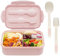 LOVINA Bento Boxen für Erwachsene – 1100 ml Bento-Lunchbox für Kinder mit Löffel & Gabel – langlebig für Mahlzeiten unterwegs BPA-freie und lebensmittelechte Materialien