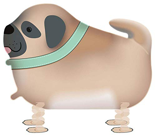 Amscan 9907272 - Walking Balloon Folienballon Buddies Hut, 59 x 42 cm