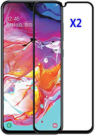 Kepuch 2 Pack Gehärtetes Glas Bildschirmschutz für Samsung Galaxy A70
