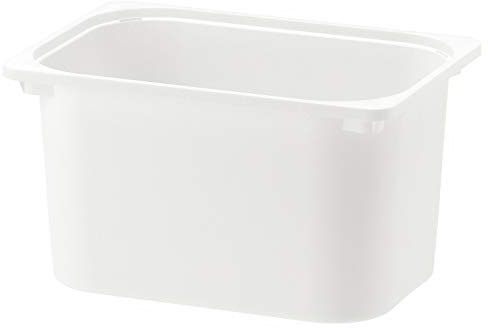 TROFAST Aufbewahrungsbox, stapelbar, starker Kunststoff, Weiß, 42 x 30 x 23 cm