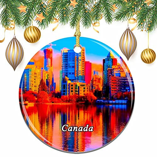 Kanada Vancouver Weihnachten Weihnachtsbaum Ornament Dekoration Hochzeit hängende Anhänger Dekor City Travel Souvenir Collection