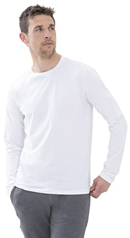 Mey Herren Langarmshirt Baumwolle Serie Relax | Legere Passform für entspannten Komfort, Rundhalsausschnitt, Natürliches Tragegefühl, Hochwertige Materialien, Gr. S-6XL