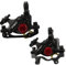 Ykpoo ZOOM HB-100 XTECH MTB Hydraulic Brake Calipers Disc Bike Brake Clamp Front & Rear Set (Black)