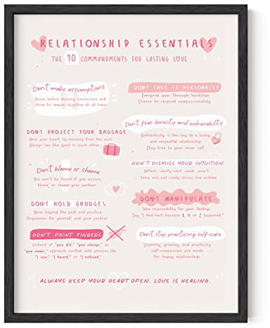 HAUS AND HUES Motivierende Zitate Wandkunst Psych Decor – inspirierende Zitate Wandkunst Poster, Selbsttherapie-Poster, Psychologie-Dekor-Poster, psychische Gesundheit, Poster für Büro, (ungerahmt,