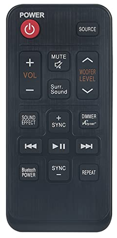 ALLIMITY AH59-02615A TM-1110 Replace Remote Control fit for Samsung Soundbar HW-H600 HW-H610 HW-H600/ZF HW-H600/EN HW-H610/EN HW-H600/TK HW-H610/XN HW-H600/XU HW-H610/ZF HW-H600/XN HW-H610/XU TM-1110