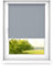 time4blinds MINI BASIC Stick on or noninvasive Roller Blinds for Windows – Adhesive Blinds - Easy Fit Clip On Blinds - Dimming Blinds for Bedroom – 500x1400mm Gray – Operated on Left Side