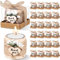 Retisee Hochzeitskerze, Gastgeschenke für Gäste, Brautparty, Holz, Gedenk-Teelichthalter, Dankeschön-Geschenke, handgefertigte Kerzen für Hochzeit, Babyparty, Einweihungstab, Tischdekoration (24 Sets)