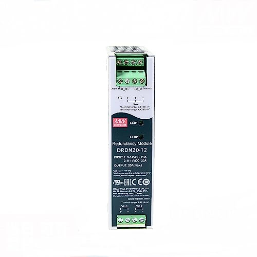 Mean Well DRDN20-12 Redundanzmodul DRDN20, 20 A, DIN-Schienentyp