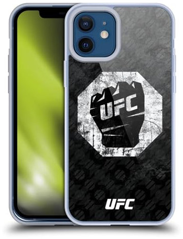 Head Case Designs Offizielle UFC Handschuh Symbol Logo Gelhülle [Militärischer Schutzgrad] Kompatibel Mit Apple iPhone 12 / iPhone 12 Pro Und Kompatibel Mit MagSafe
